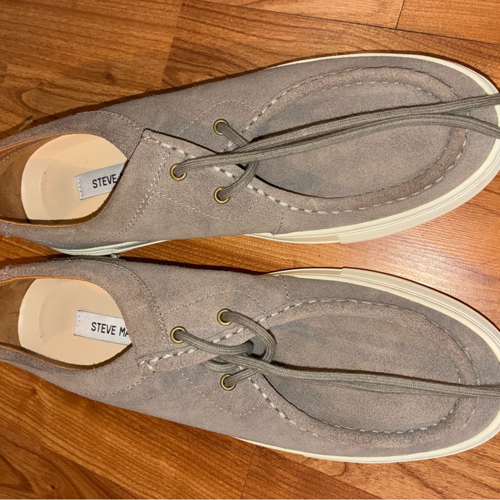 Steve Madden Men's Taupe Boat Shoes